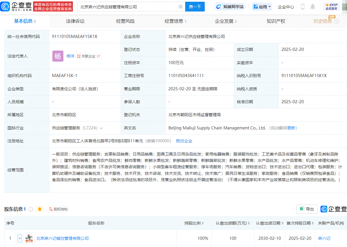 麻六記布局北京供應鏈公司 廚具與衛具市場的戰略新棋局